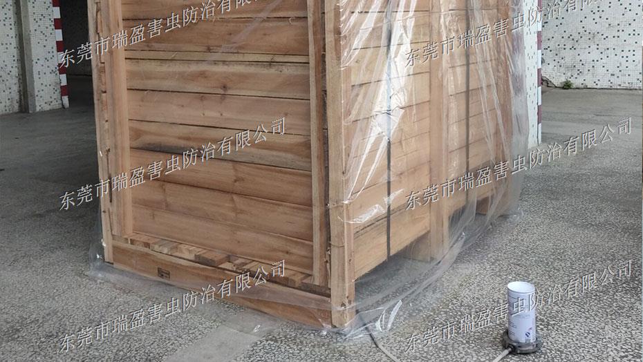 特殊规格木质材料熏蒸