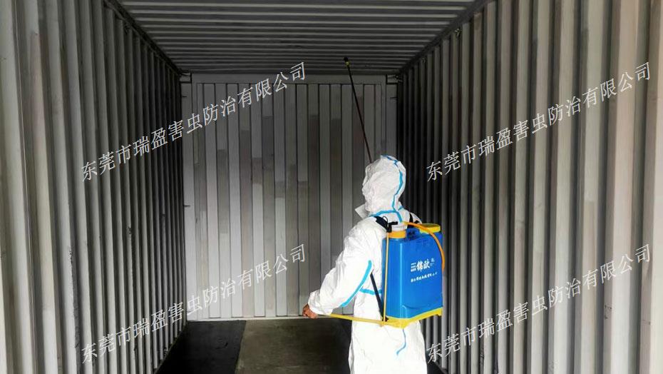 口岸集装箱消毒