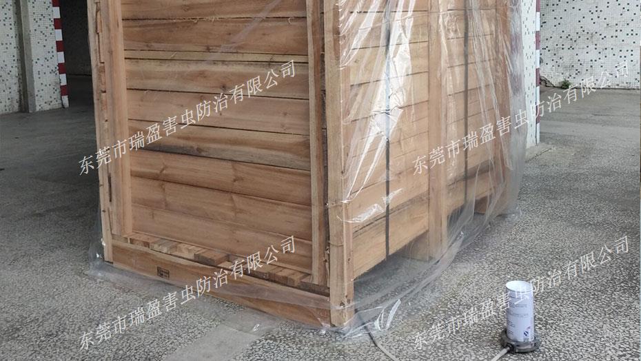 货代特殊规格木质材料熏蒸